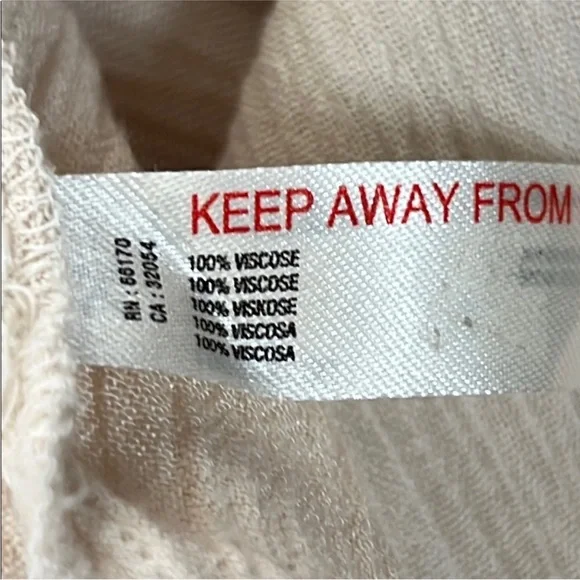 EUC- Free People Size -L Cream Maxi Dress - Picture 9 of 9